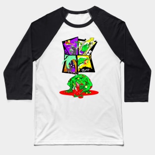 Z-REX: A Dinosaur Zombie Baseball T-Shirt